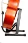 Preview: Petz Ständer für Cello, gepolsterte Auflagefläche, schwarz