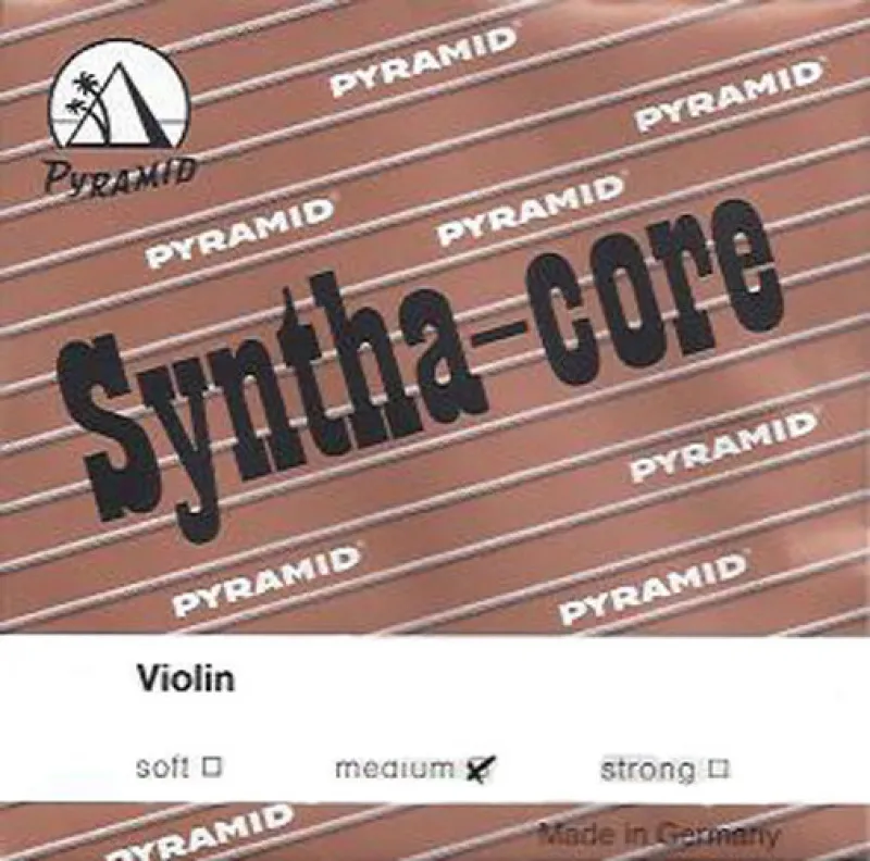 PYRAMID Syntha-core 4/4 Violin Saiten SATZ, e Saite umsponnen mit Kugel