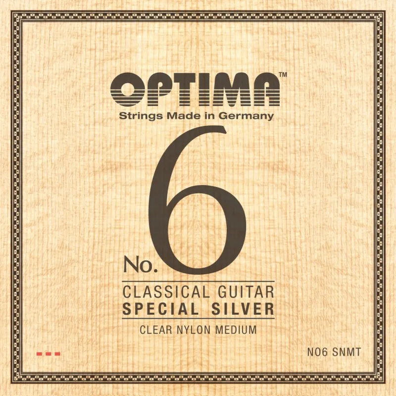 OPTIMA No.6 SPECIAL SILVER STRINGS Nylon Medium Konzertgitarre Saiten SATZ