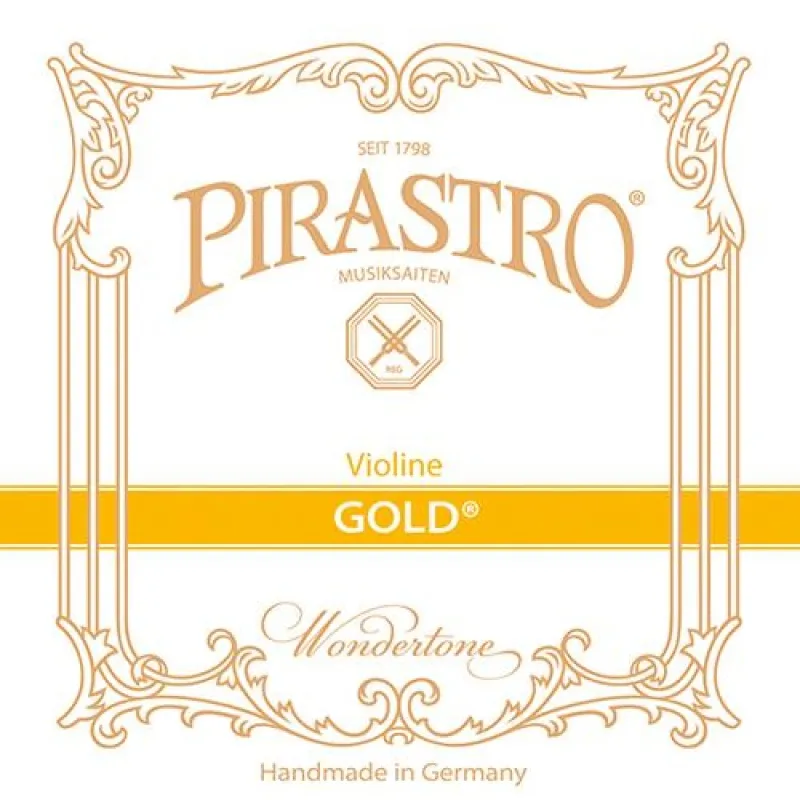 Pirastro GOLD E Saite für 4/4 Violine, Schlinge, in drei Stärken