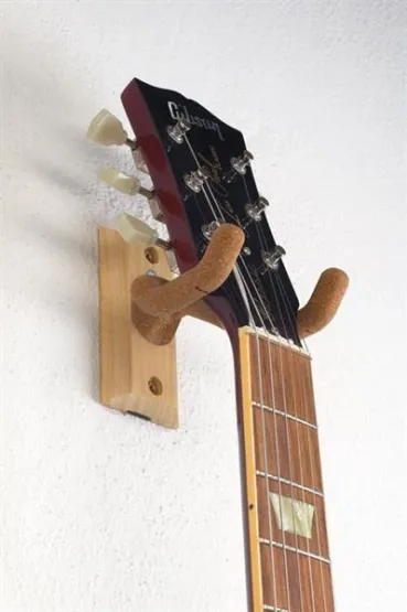 K&M Gitarren Wandhalter, Holzplatte kork