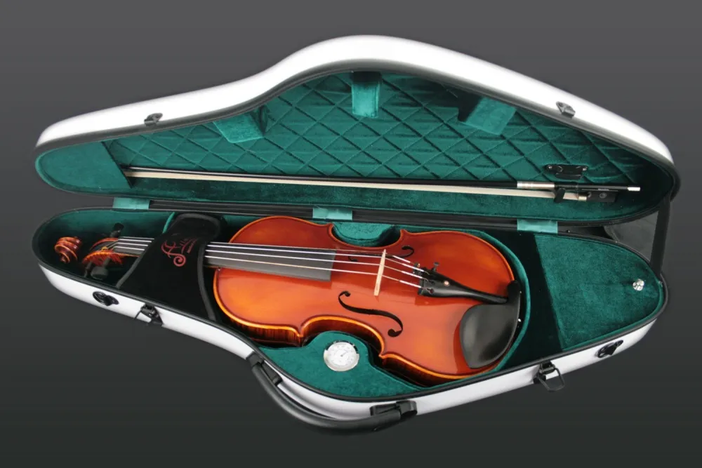 Aileen Kunststoffetui im neuen Design für 4/4 Violine, weiß