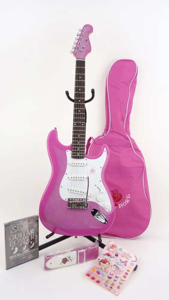 GYPSY ROSE 7/8 Girl´s E-Gitarre SET in drei Farben zur Auswahl