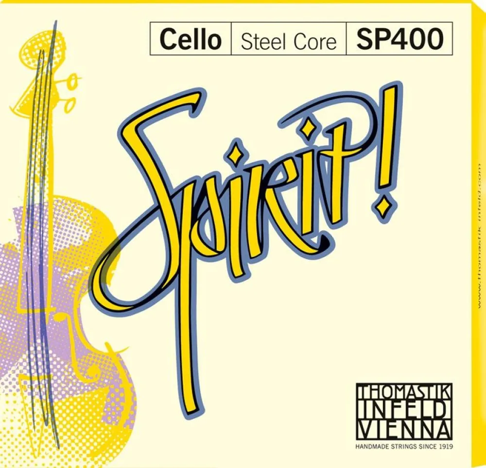 Thomastik SPIRIT! SP400 4/4 Cello Saiten SATZ, mittel