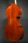 Preview: Boden- Zargenansicht eines Stoica Alin 7/8 Cello (Violoncello) Handarbeit aus Siebenbürgen 2023