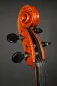 Preview: Schneckenansicht vorne seitlich eines Stoica Alin 7/8 Cello (Violoncello) Handarbeit aus Siebenbürgen 2023