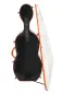 Preview: GEWApure PS353188 Cello (Violoncello) Koffer (Etui) Polycarbonat, Modell FUN, Farbe weiss-orange_13