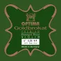 Preview: Goldbrokat Brassed Premium 4/4 Violin E-Saite Kugel – Messingbeschichtet & brillant