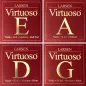 Preview: Larsen Virtuoso 4/4 Violine Saiten SATZ – Kunststoffsaiten
