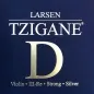 Preview: Larsen Tzigane 4/4 Violin D Saite, Silber umsponnen