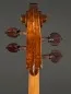 Mobile Preview: Schneckeansicht hinten eines Orbán Zsolt 4-Saiter Barock Cello (Violoncello) Handarbeit aus Ungarn gebaut 2023