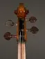 Preview: Schneckeansicht vorne eines Orbán Zsolt 4-Saiter Barock Cello (Violoncello) Handarbeit aus Ungarn gebaut 2023