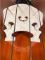 Preview: Bucur Ioan Professional 4/4 Linkshänder Cello 2025 (Nr. 2) – Stegansicht