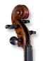 Preview: 2024 Handgefertigte Violine Geige von Butiu Cornel nach Stradivarius Modell - Schneckeansicht vorne seitlich