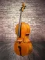 Mobile Preview: Front-Seitlich-Detailansicht einer Simon Joseph Goffriller Cello (Violoncello) Handarbeit 2019