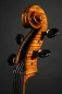Preview: Schneckenansicht vorne seitlich eines Kalas Csaba 4/4 Meister Cello (Violoncello) nach Stradivarius Handarbeit 2022