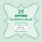 Mobile Preview: OPTIMA GOLDBROKAT Aluminium Violin Saiten SATZ