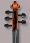 Preview: Schneckenansicht vorne einer Simon Joseph 5Saiter 4/4 Meister Geige (Violine) Handarbeit 2023