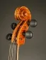 Preview: Schnecke-vorne-seitlich-Detailansicht einer Pop Dumitru 4/4 \"di Bottega\" Geige (Violine) Handarbeit 2018