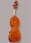 Preview: Rueck-Seitenansicht einer Kalas Csaba Meister Geige (Violine) GUARNERI OLE BULL Modell gebaut 2020