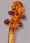 Preview: Schneckeansicht hinten seitlich einer Kalas Csaba Meister Geige (Violine) GUARNERI OLE BULL Modell gebaut 2020