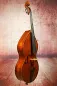 Preview: Reghino Birnenform Mini Bass 1/16 Kontrabass - Front-Seitenansicht
