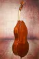 Preview: Reghino Birnenform Mini Bass 1/16 Kontrabass - Rueck-Seitenansicht