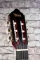 Mobile Preview: Kopf-oben-Detailansicht einer VALENCIA VC204TWR 4/4 Konzertgitarre (Klassische Gitarre) Modell Transparent Rot