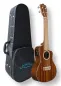 Preview: LANIKAI MAS-CEC Konzertukulele Solid Mahogany – Seitenansicht mit Softcase