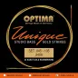 Preview: Optima UNIQUE 24K GOLD E-Bass Saiten Satz .045-.105 Long Scale - Verpackung Vorderseite