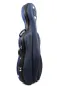 Preview: Petz Fiberglas-Composite Celloetui 4/4 in blau mit Rollen und Rucksacksystem - 4