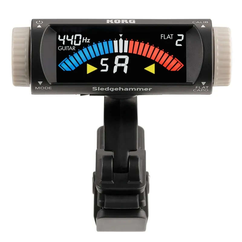 KORG SH-G1 Clip-On Tuner Stimmgerät, Sledgehammer, schwarz