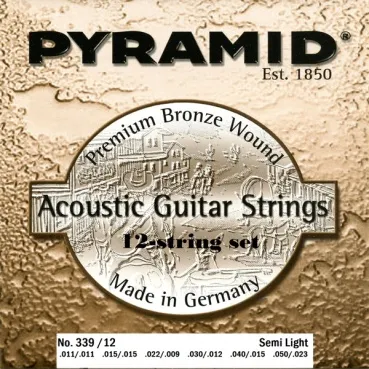 Pyramid 12saitige Akustik Premium Bronze Gitarre Saiten SATZ .011-.050