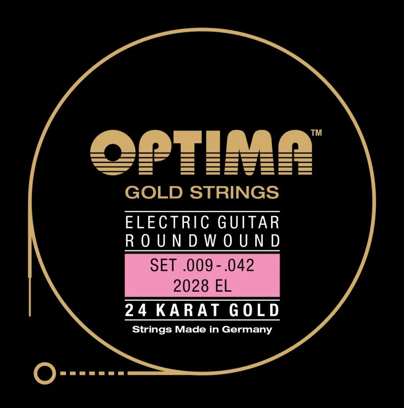 OPTIMA 24K GOLD STRINGS E-Gitarren Saiten SATZ
