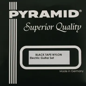 PYRAMID E-Gitarre Black Tape Nylon Saiten SATZ