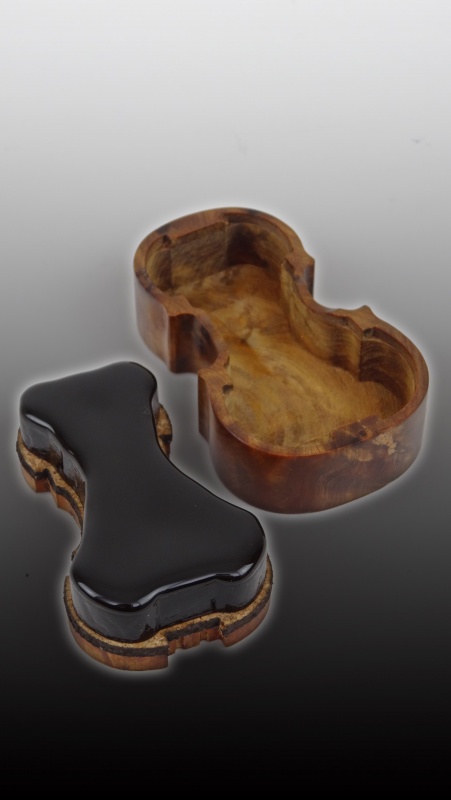 Preview: Violino Kolophonium für Cello – in Holzdose