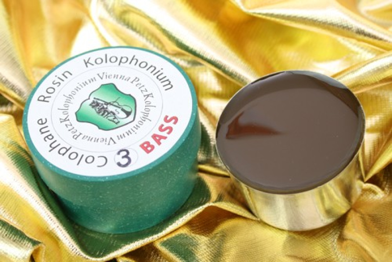 Preview: PETZ Kontrabass Kolophonium, Bass Rosin, in drei Härten zur Auswahl