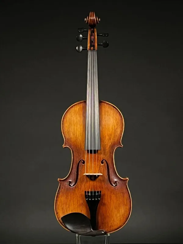 Front-Detailansicht einer Simon Joseph 5Saiter 40,5 cm Konzert Viola (Bratsche) Handarbeit 2021