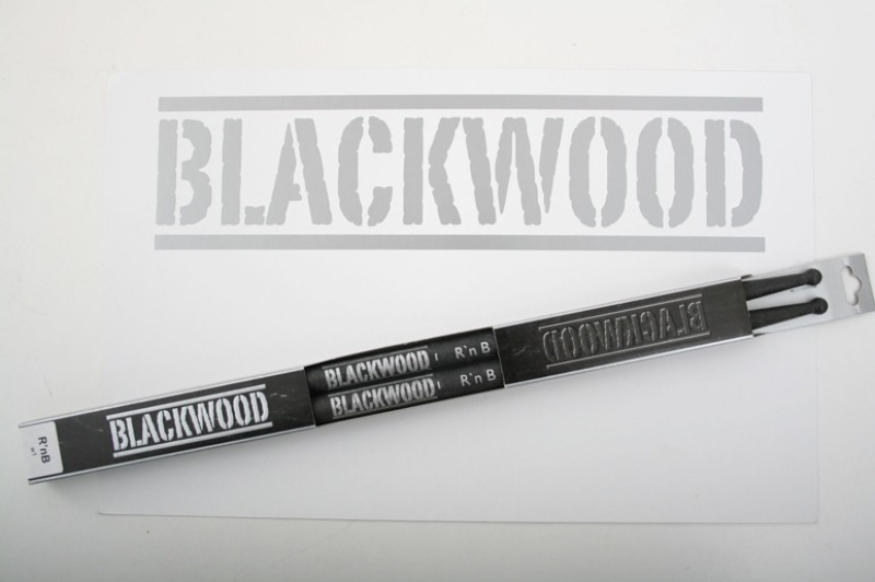 Preview: 1 Paar BLACKWOOD R n B DRUMSTICKS Carbosticks