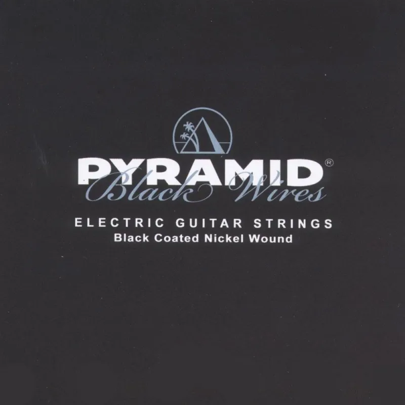 PYRAMID Elektro Gitarre Black Wires Saiten SATZ