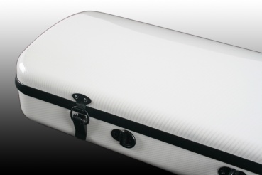 Preview: HIMA Carbon Master Hightech Geigen Etui für 4/4 Violine, Carbondesign-weiss