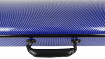 Preview: HIMA Carbon Master Hightech Geigen Etui f 4/4 Violine, blau