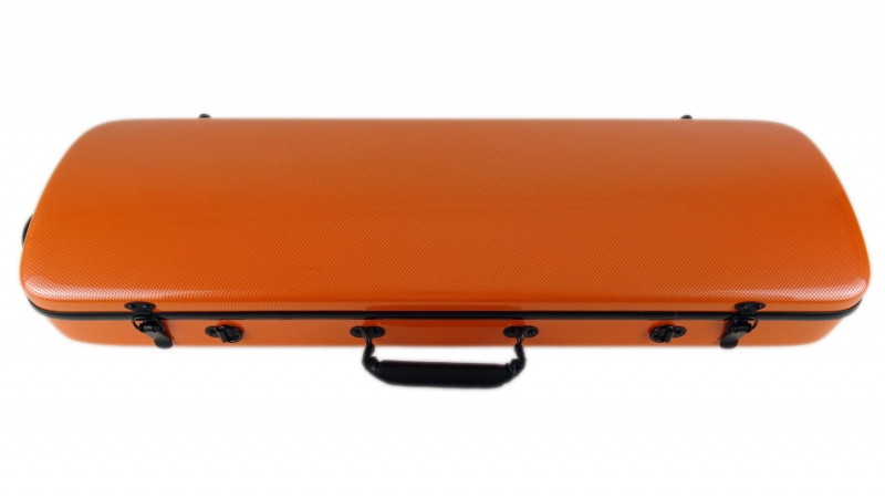 Preview: HIMA Carbon Master Hightech Geigen Etui f 4/4 Violine, orang