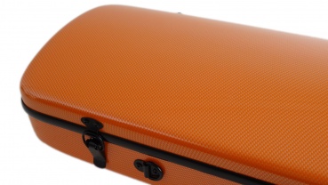 Preview: HIMA Carbon Master Hightech Geigen Etui f 4/4 Violine, orang