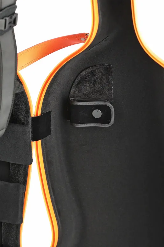 GEWApure PS353188 Cello (Violoncello) Koffer (Etui) Polycarbonat, Modell FUN, Farbe weiss-orange_18