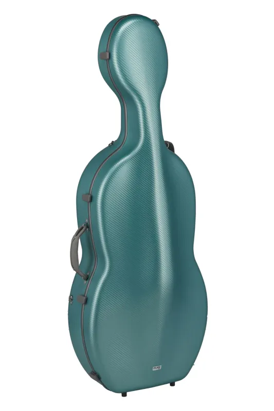 GEWApure PS353189 Cello (Violoncello) Koffer (Etui) Polycarbonat, Modell FUN, Farbe grün-grau_01
