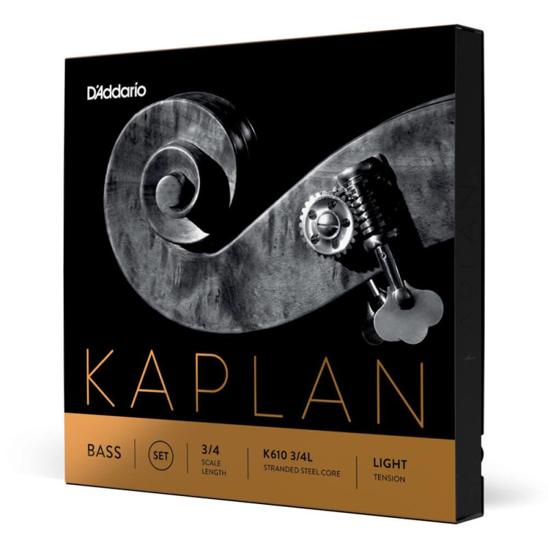 Preview: D´Addario KAPLAN 3/4 Kontrabass Medium Saiten SATZ_Light