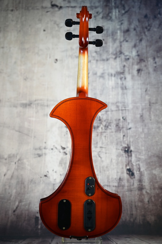 Preview: PETZ E-Violine SET mit Bogen, Hülle, Kopfhörer und Kabel