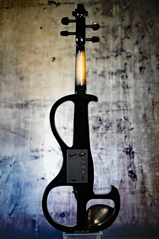 Preview: PETZ E-Violine SET mit Bogen, Etui, Kopfhörer und Kabel