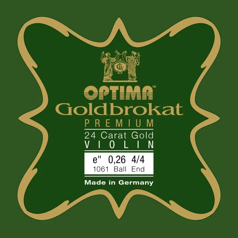 Goldbrokat 24K Gold Premium 4/4 Violin E-Saite – warm, brillant & vergoldet